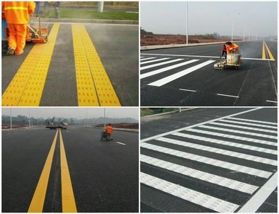 吉林吉林道路划线，热熔标线
