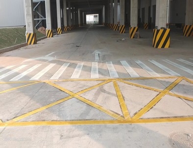 吉林吉林厂区道路标线施工